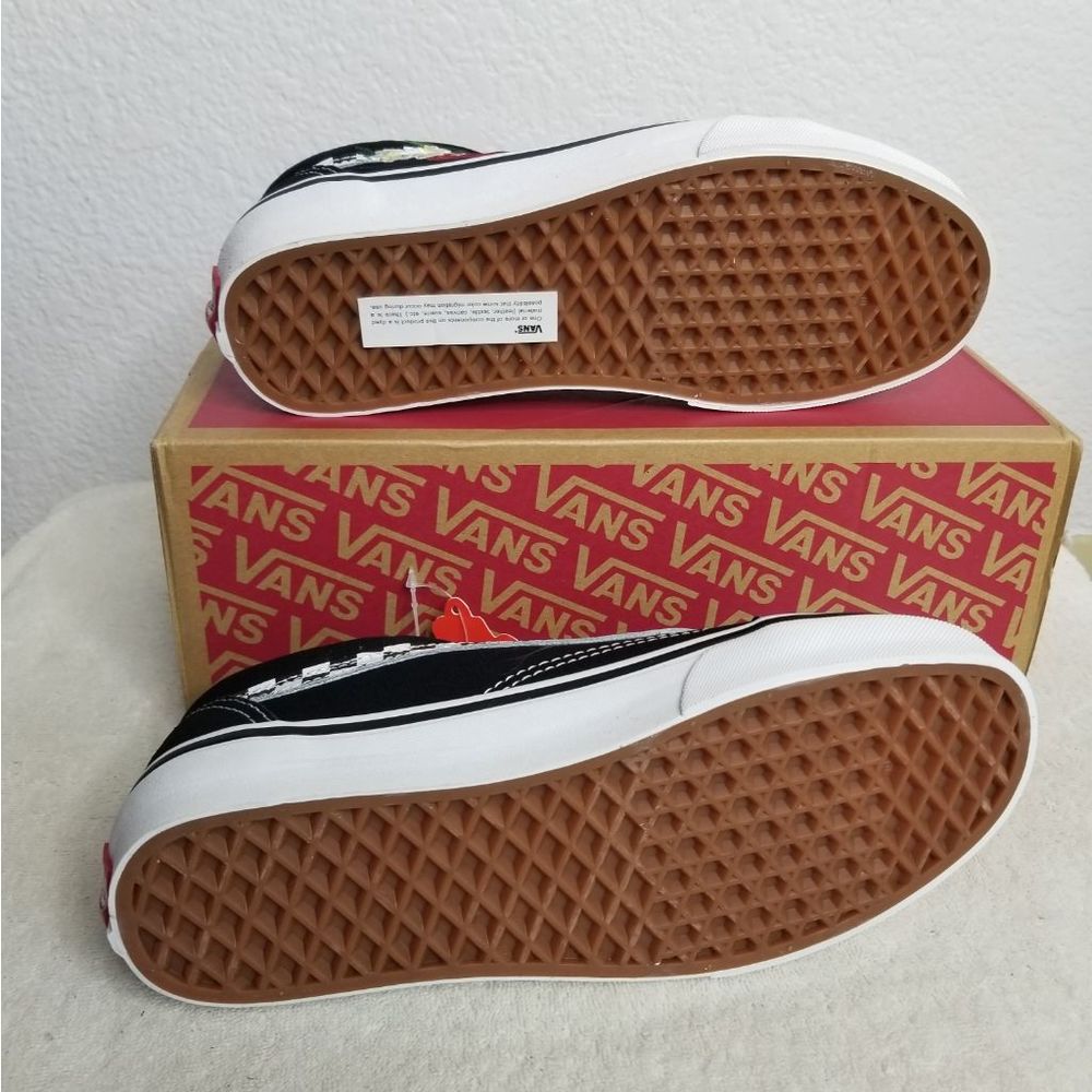 Van's Old Skool Checker Floral Sneaker Shoes Sz7.5 Womens New - Picture 7 of 8